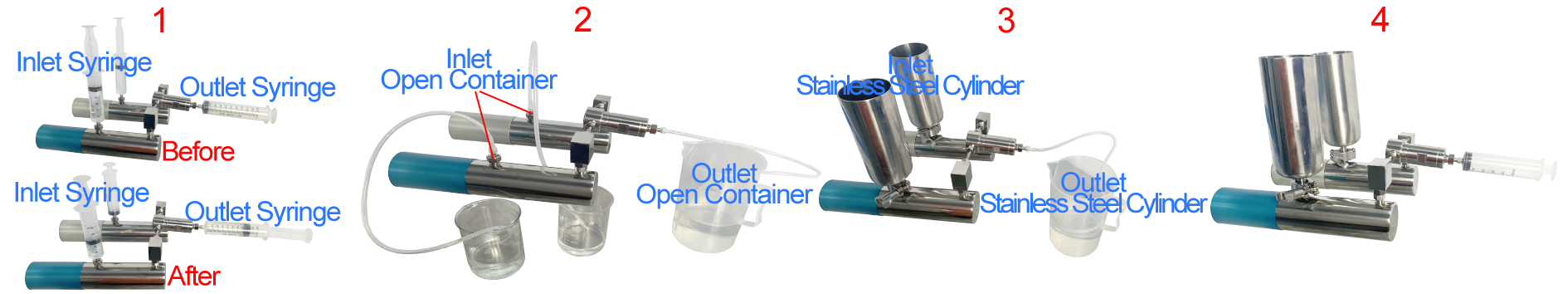 Inlet and outlet